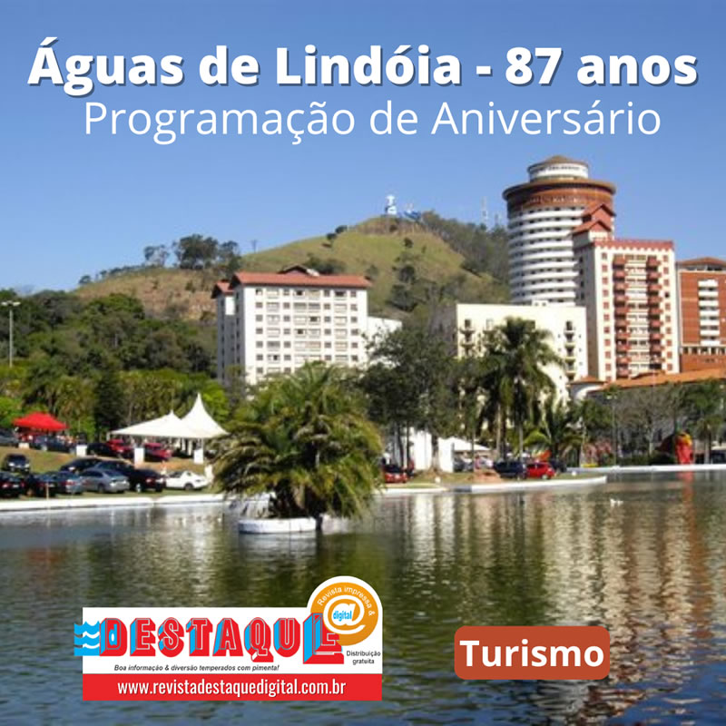 Águas de Lindóia comemora 87 anos e dará início do Natal Encantado 2025