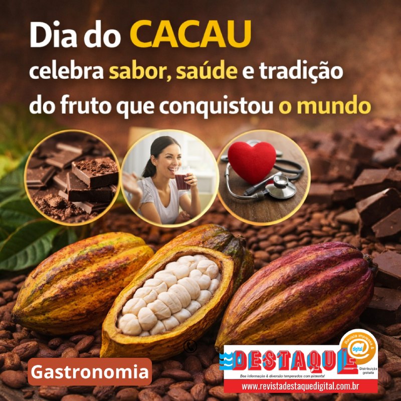 Dia do Cacau celebra sabor, saúde e tradição do fruto que conquistou o mundo