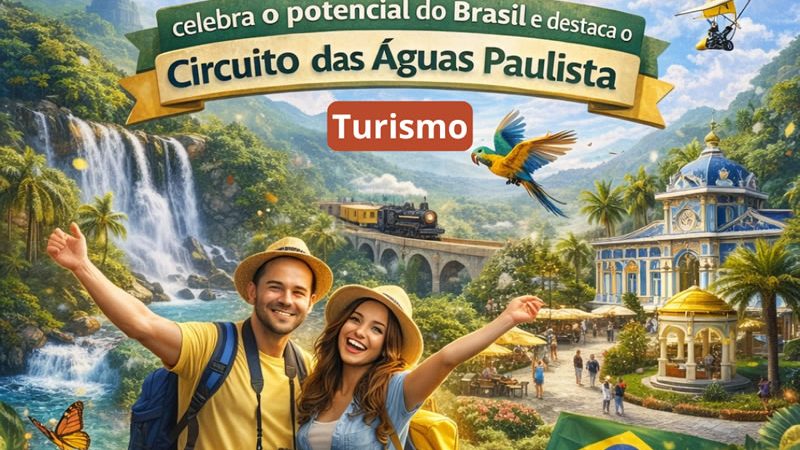 Dia Nacional do Turismo celebra o potencial do Brasil e destaca o Circuito das Águas Paulista