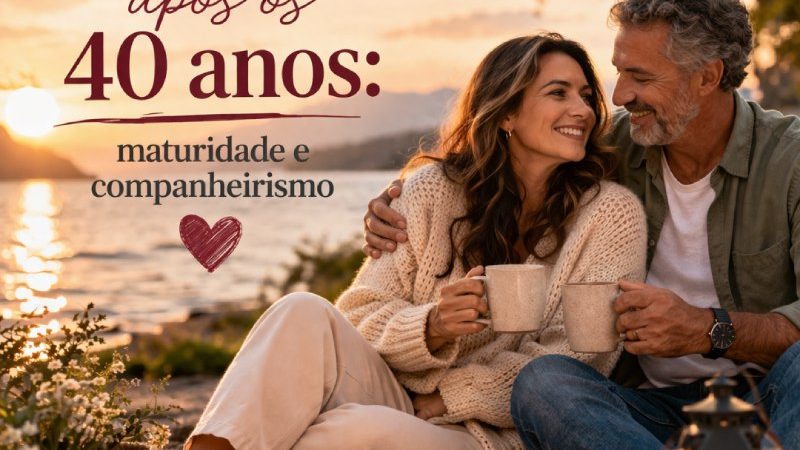 AMOR após os 40 anos: maturidade e companheirismo