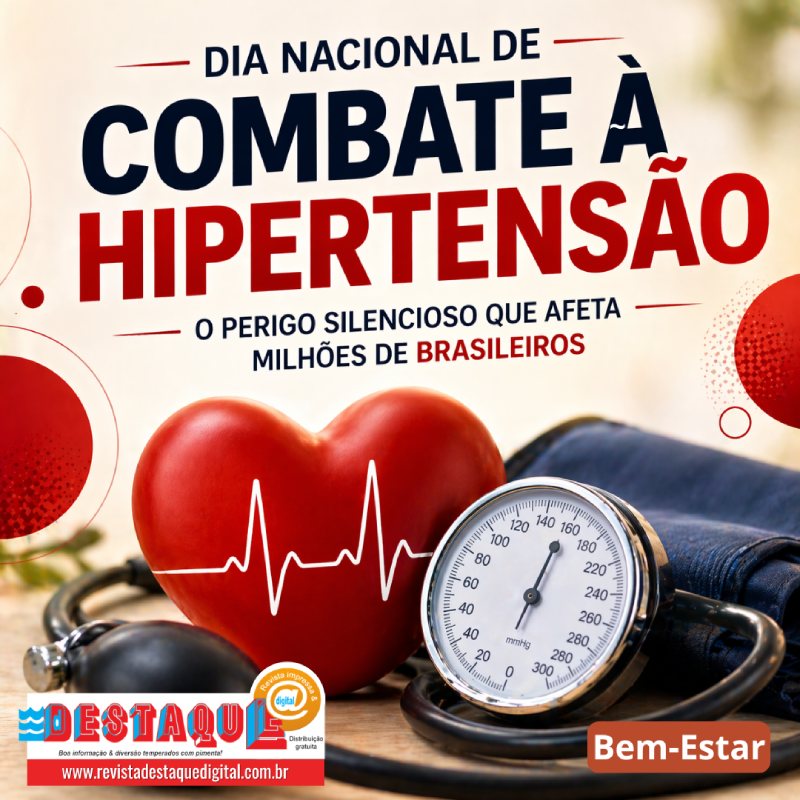 Dia Nacional de Combate à Hipertensão: o perigo silencioso que afeta milhões de brasileiros