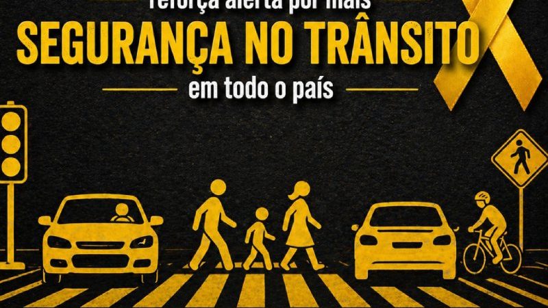 MAIO AMARELO reforça alerta por mais SEGURANÇA NO TRÂNSITO em todo o país