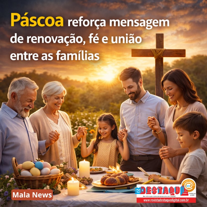 Páscoa reforça mensagem de renovação, fé e união entre as famílias