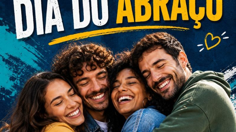 Celebre o DIA DO ABRAÇO