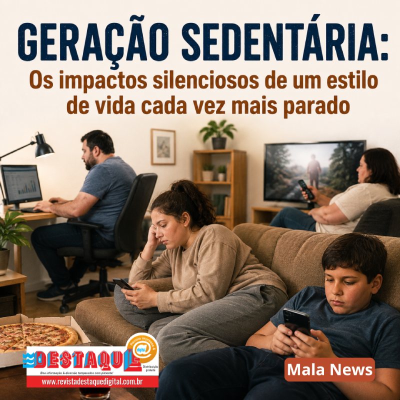 GERAÇÃO SEDENTÁRIA: Os impactos silenciosos de um estilo de vida cada vez mais parado
