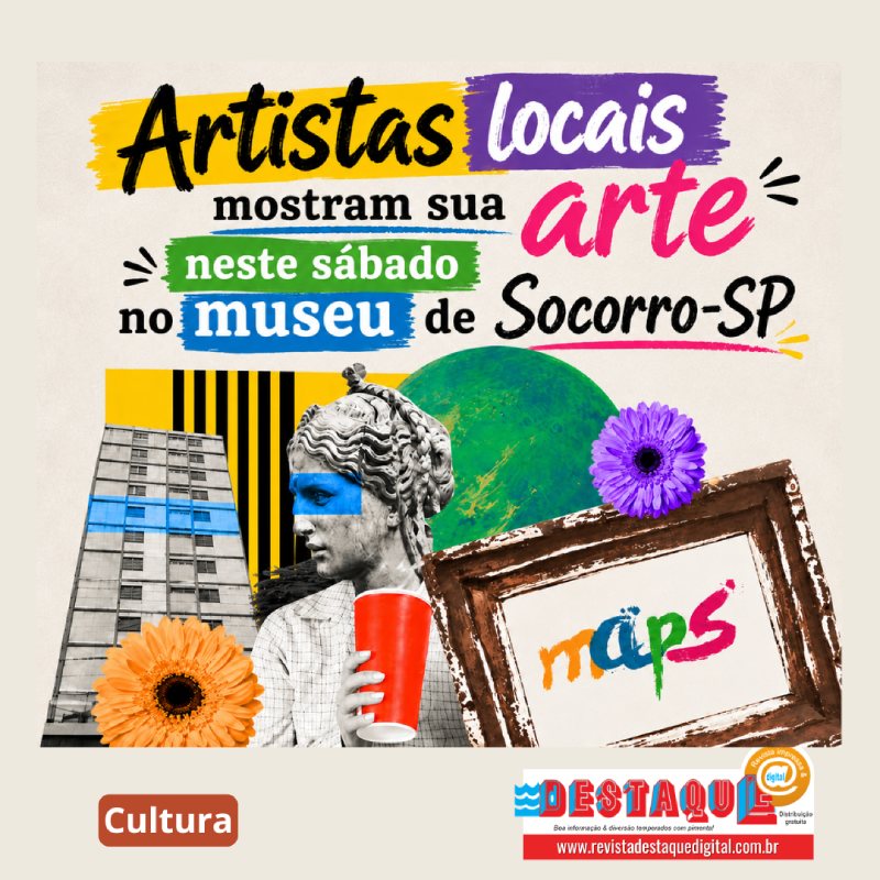 Artistas locais mostram sua arte neste sábado no museu de Socorro-SP
