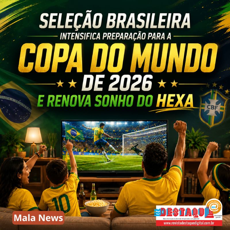 SELEÇÃO BRASILEIRA intensifica preparação para a COPA DO MUNDO de 2026 e renova sonho do HEXA