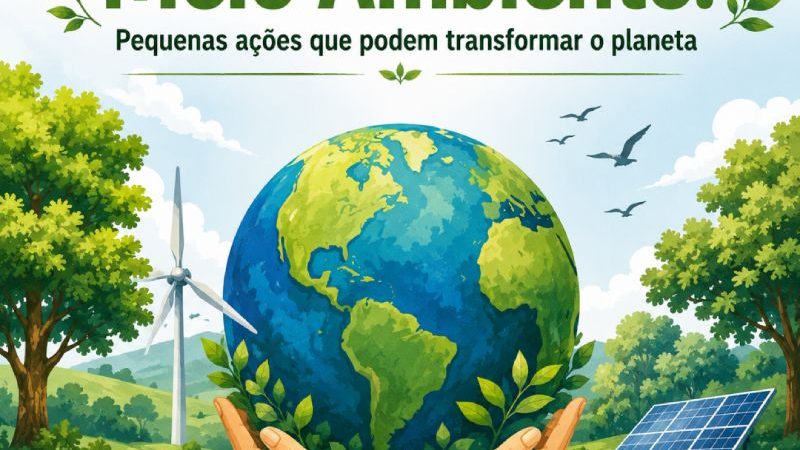 DIA MUNDIAL DO MEIO AMBIENTE: Pequenas ações que podem transformar o planeta