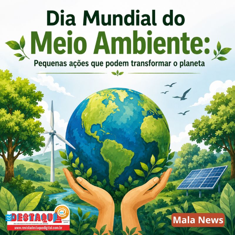 DIA MUNDIAL DO MEIO AMBIENTE: Pequenas ações que podem transformar o planeta