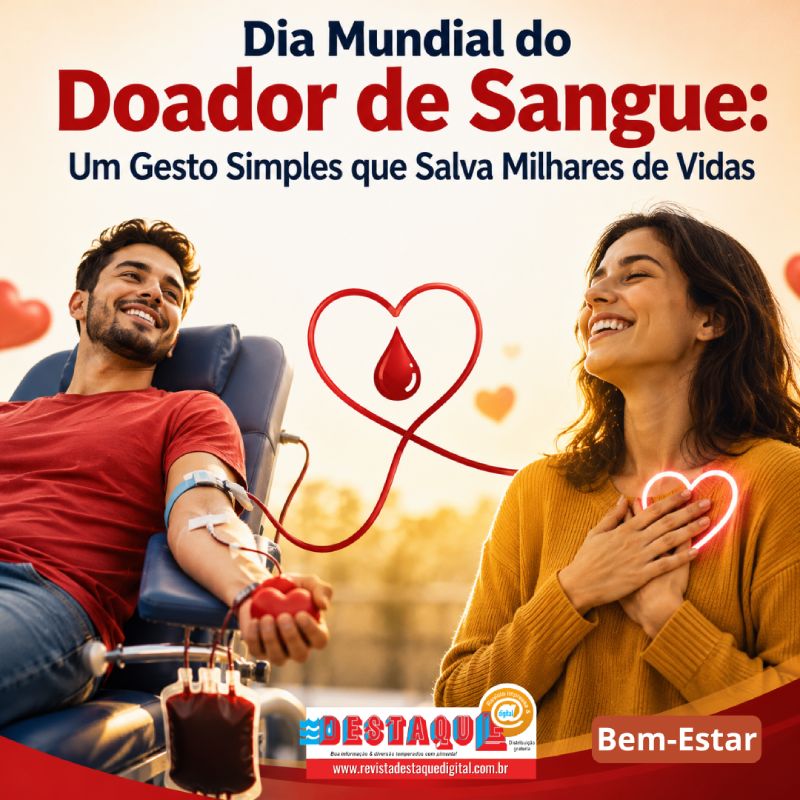 Dia Mundial do Doador de Sangue: Um Gesto Simples que Salva Milhares de Vidas