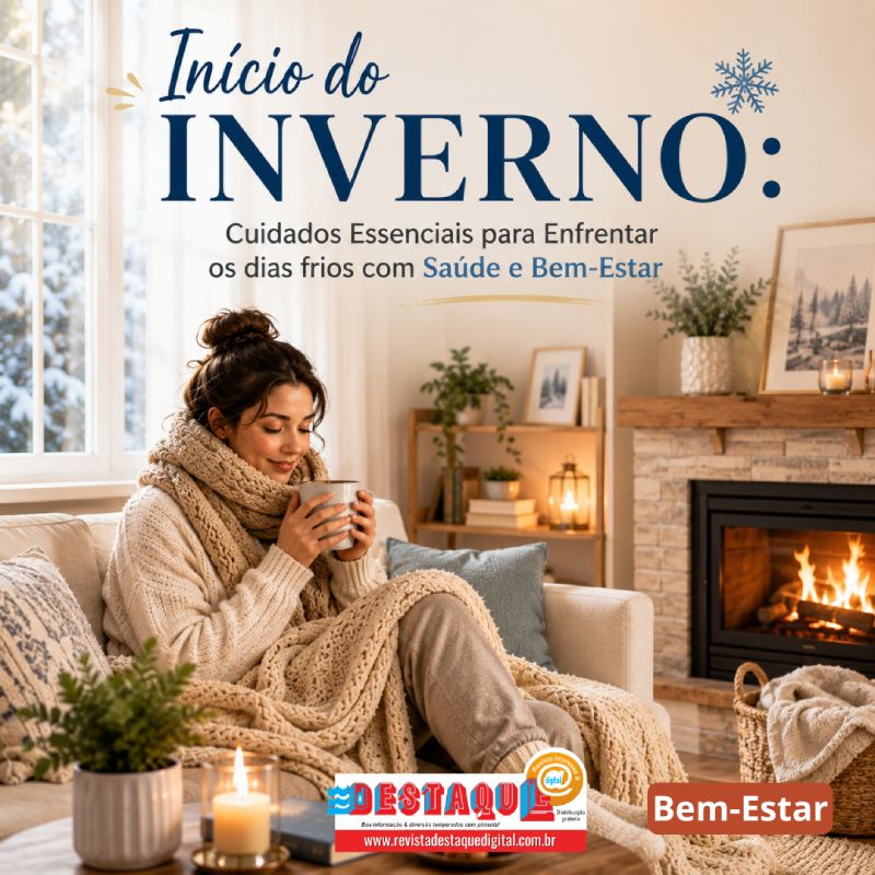Início do INVERNO: Cuidados essenciais para enfrentar os dias frios com Saúde e Bem-Estar