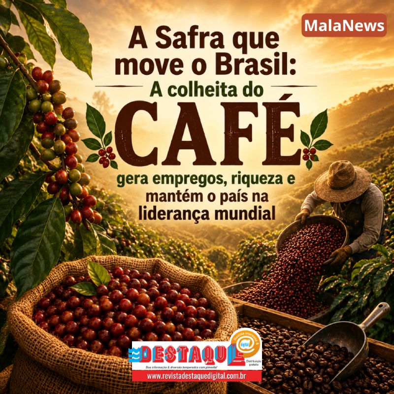 A Safra que move o Brasil: A colheita do CAFÉ gera empregos, riqueza e mantém o país na liderança mundial