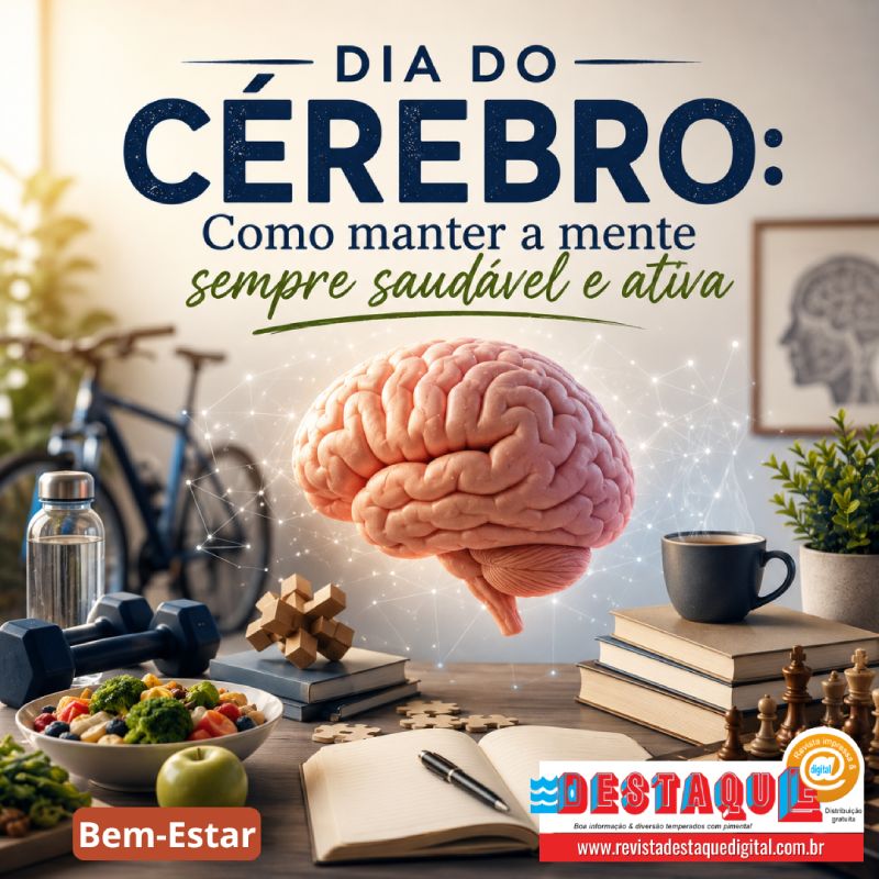 DIA DO CÉREBRO: Como manter a mente sempre saudável e ativa