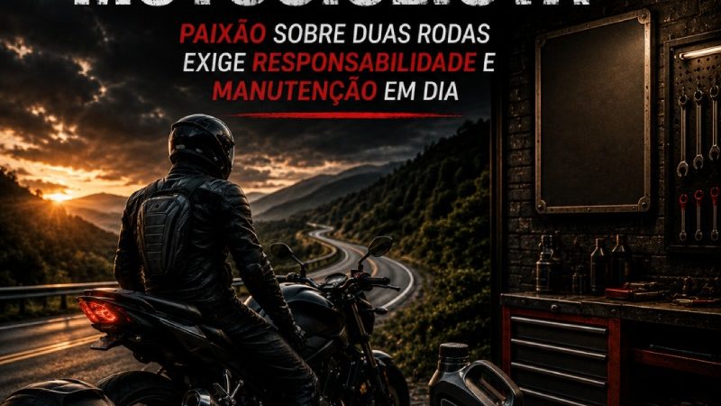 DIA DO MOTOCICLISTA: Paixão sobre duas rodas exige responsabilidade e manutenção em dia