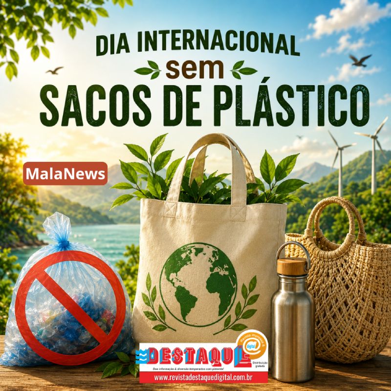 Dia Internacional sem SACOS DE PLÁSTICO
