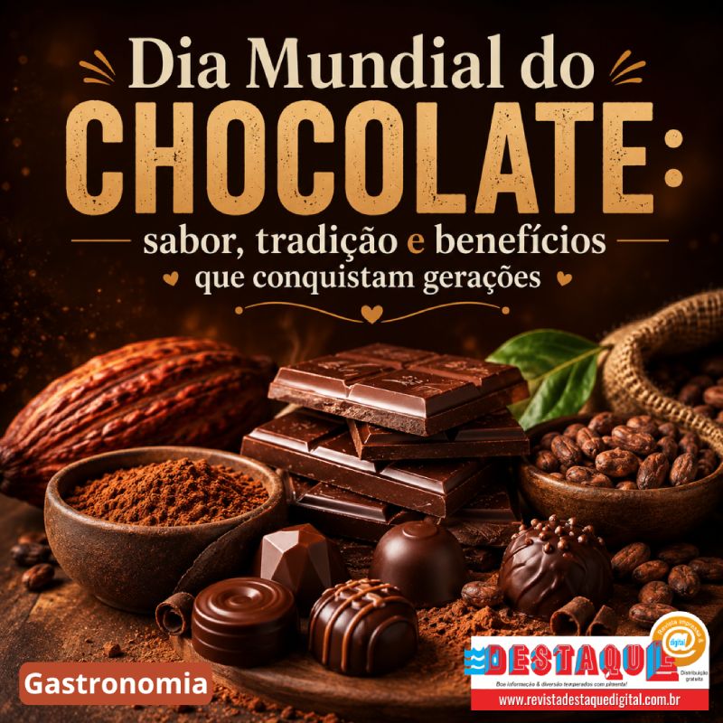 Dia Mundial do CHOCOLATE: sabor, tradição e benefícios que conquistam gerações
