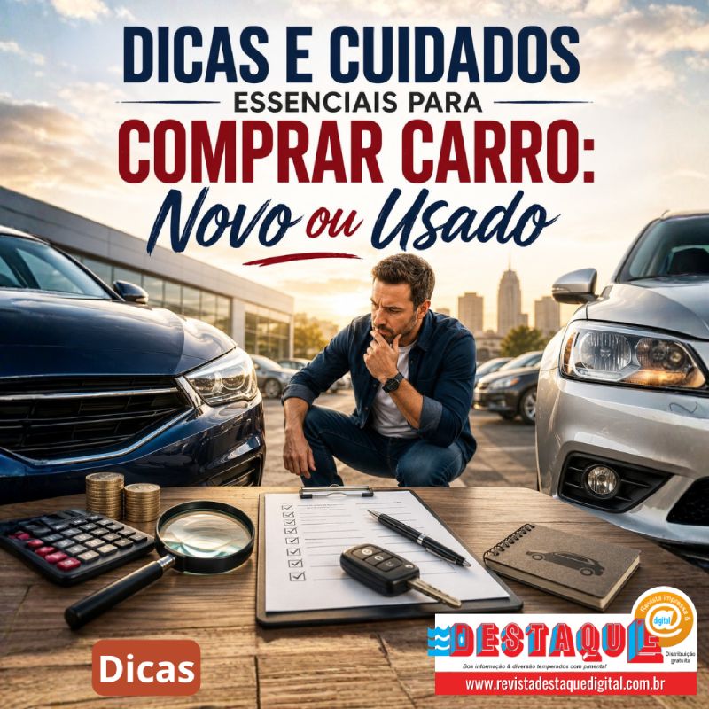 Dicas e cuidados essenciais para comprar carro: novo ou usado