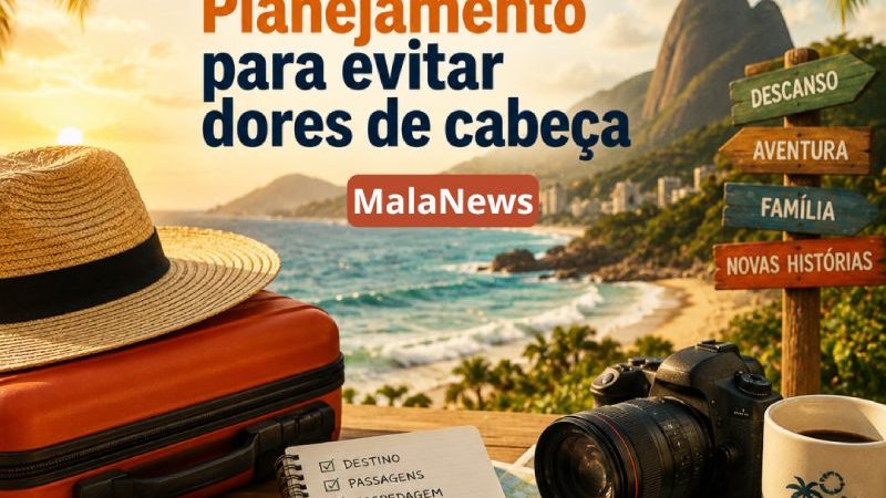 FÉRIAS: Planejamento para evitar dores de cabeça