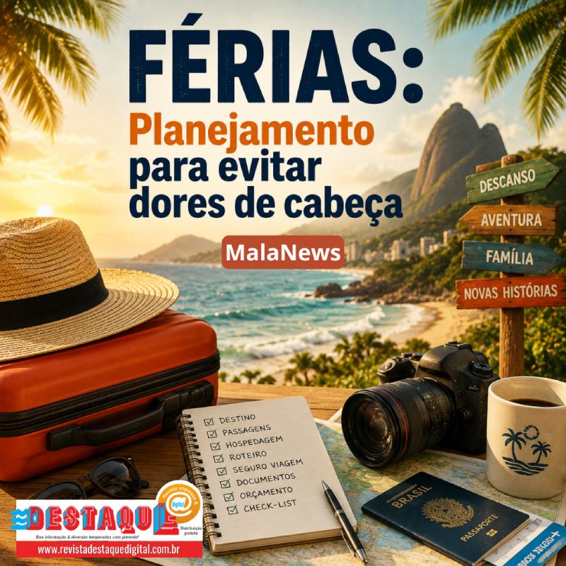 FÉRIAS: Planejamento para evitar dores de cabeça