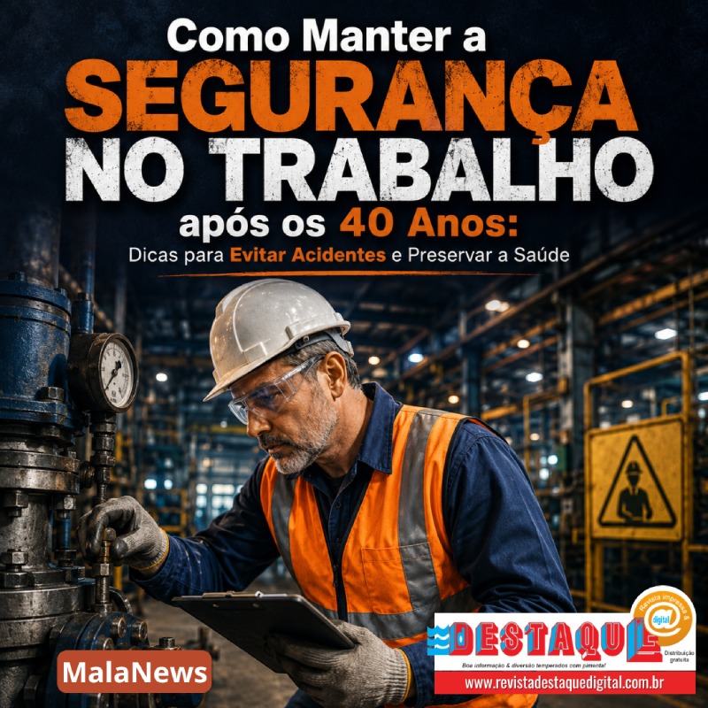 Como manter a SEGURANÇA NO TRABALHO após os 40 Anos: Dicas para evitar acidentes e preservar a saúde