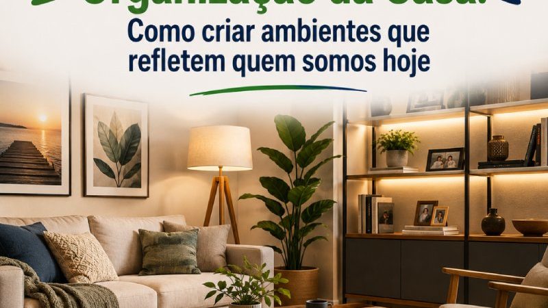 Decoração e Organização da Casa: Como criar ambientes que refletem quem somos hoje