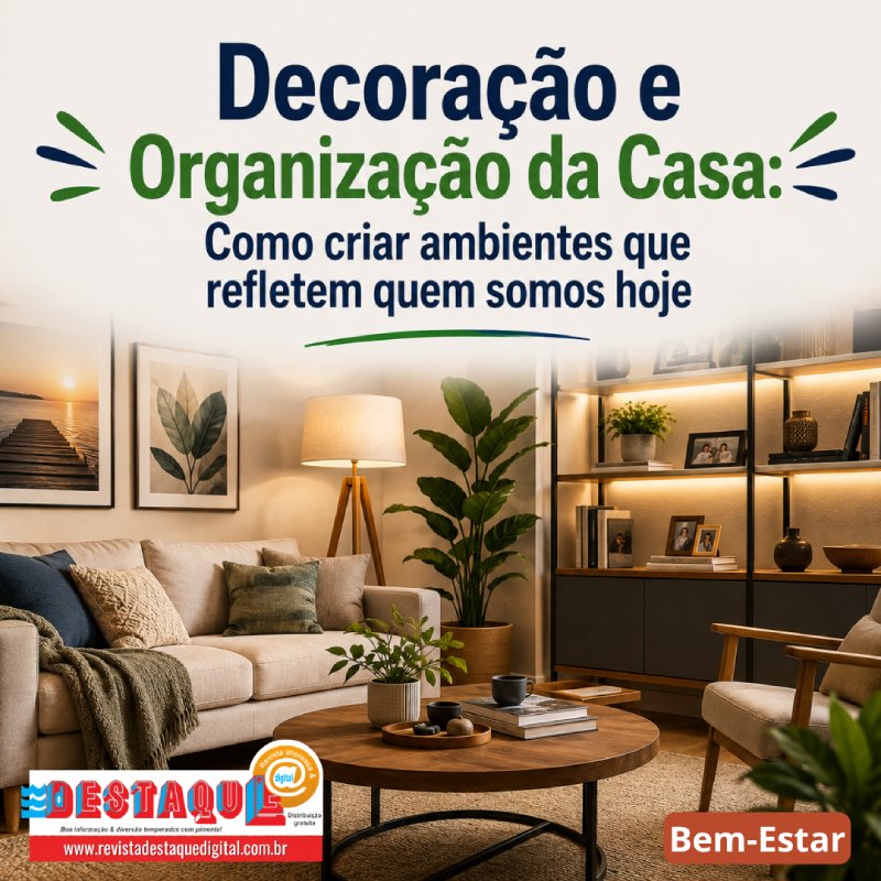 Decoração e Organização da Casa: Como criar ambientes que refletem quem somos hoje