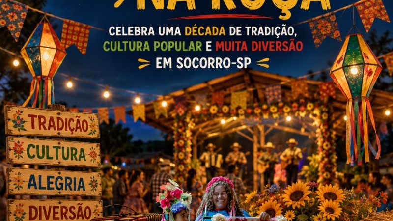 10º Sarau Cultural na Roça celebra uma década de tradição, cultura popular e muita diversão em Socorro-SP