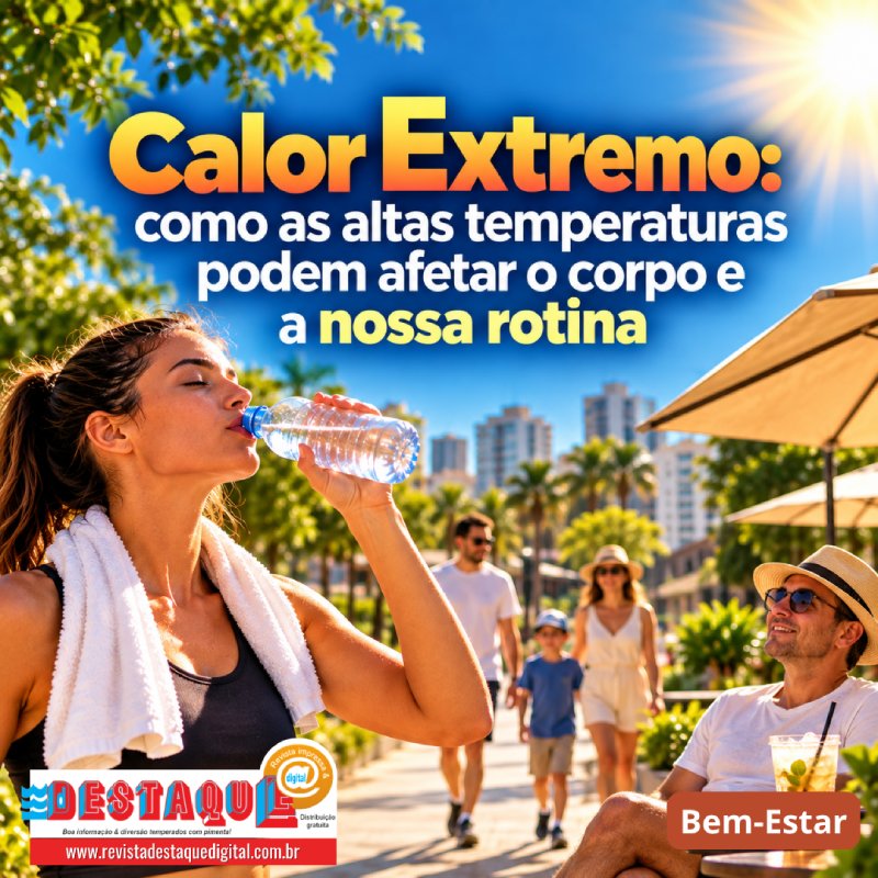 Calor Extremo: Como as altas temperaturas podem afetar o corpo e a nossa rotina