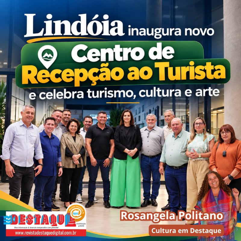 Lindóia inaugura novo Centro de Recepção ao Turista e celebra turismo, cultura e arte