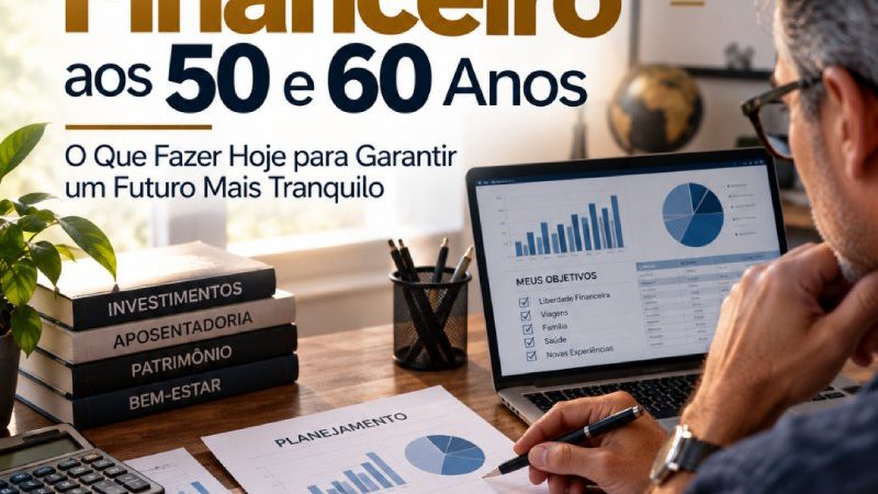 Planejamento Financeiro aos 50 e 60 Anos: O que fazer hoje para garantir um futuro mais tranquilo