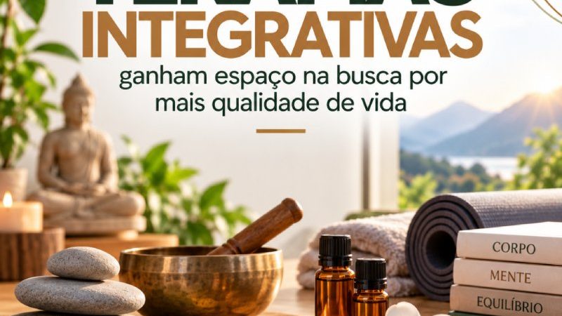 TERAPIAS INTEGRATIVAS ganham espaço na busca por mais qualidade de vida