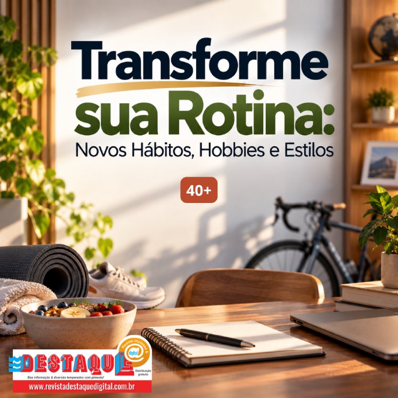 Transforme sua Rotina: Novos Hábitos, Hobbies e Estilos