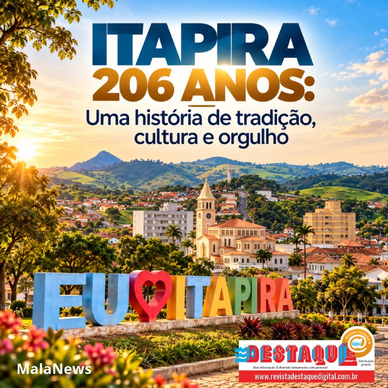 ITAPIRA 206 ANOS: Uma história de tradição, cultura e orgulho