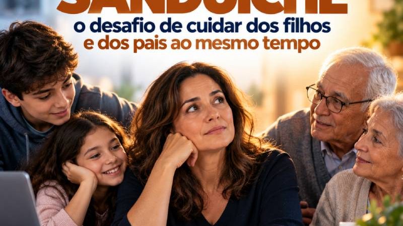 GERAÇÃO SANDUÍCHE: o desafio de cuidar dos filhos e dos pais ao mesmo tempo