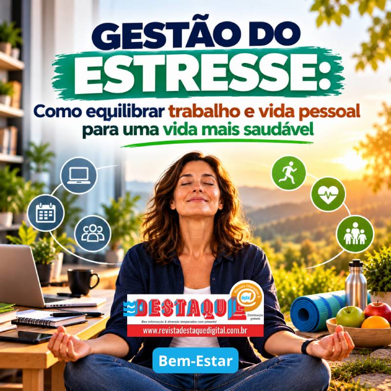 GESTÃO DO ESTRESSE: Como equilibrar trabalho e vida pessoal para uma vida mais saudável